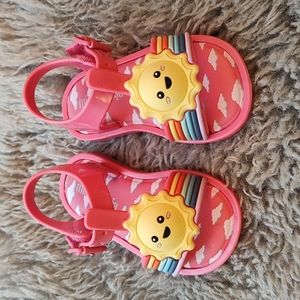 Mini Melissa size 5 rainbow sun sandals